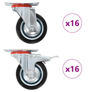 Okretni kotačići 32 kom 75 mm