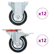 Kotačići 24 kom 75 mm