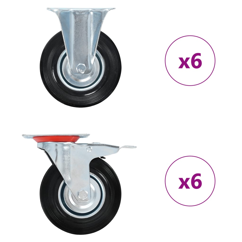 Kotačići 12 kom 125 mm