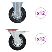 Kotačići 24 kom 125 mm