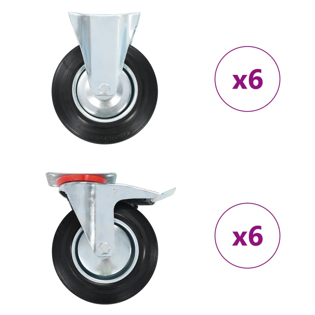 Kotačići 12 kom 200 mm