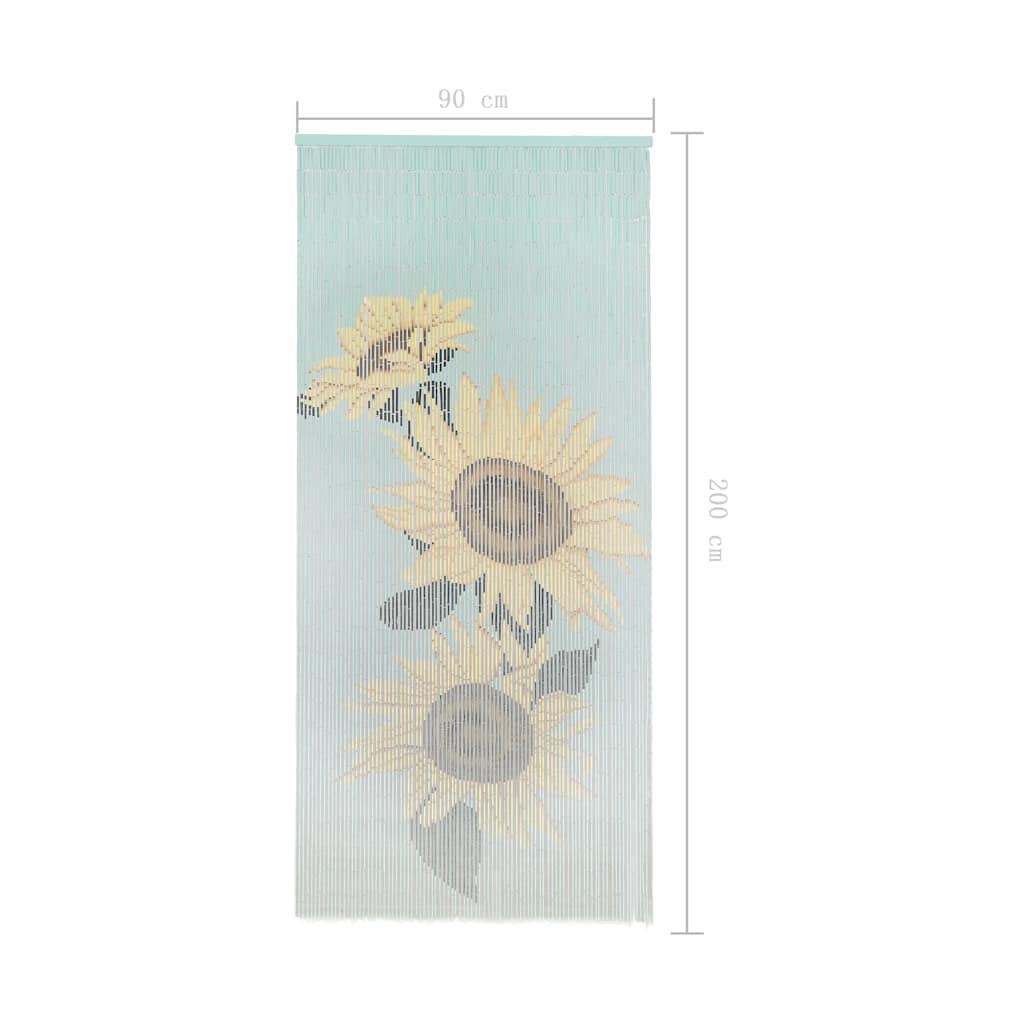 Zavjesa za vrata protiv insekata od bambusa 90 x 200 cm