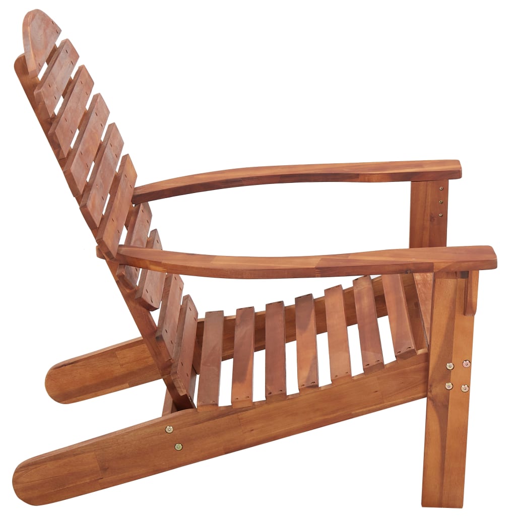 Stolica Adirondack od masivnog bagremovog drva
