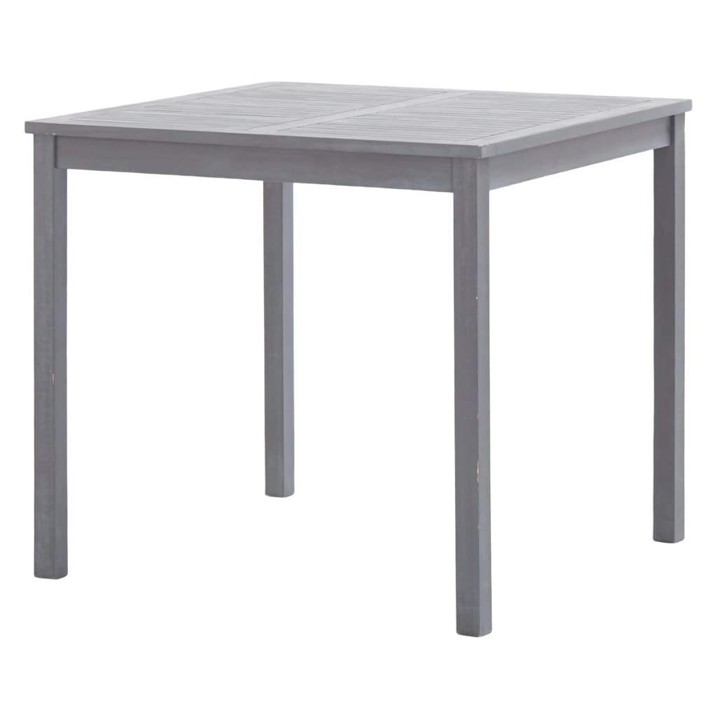 Vrtni stol sivi 80 x 80 x 74 cm od masivnog bagremovog drva