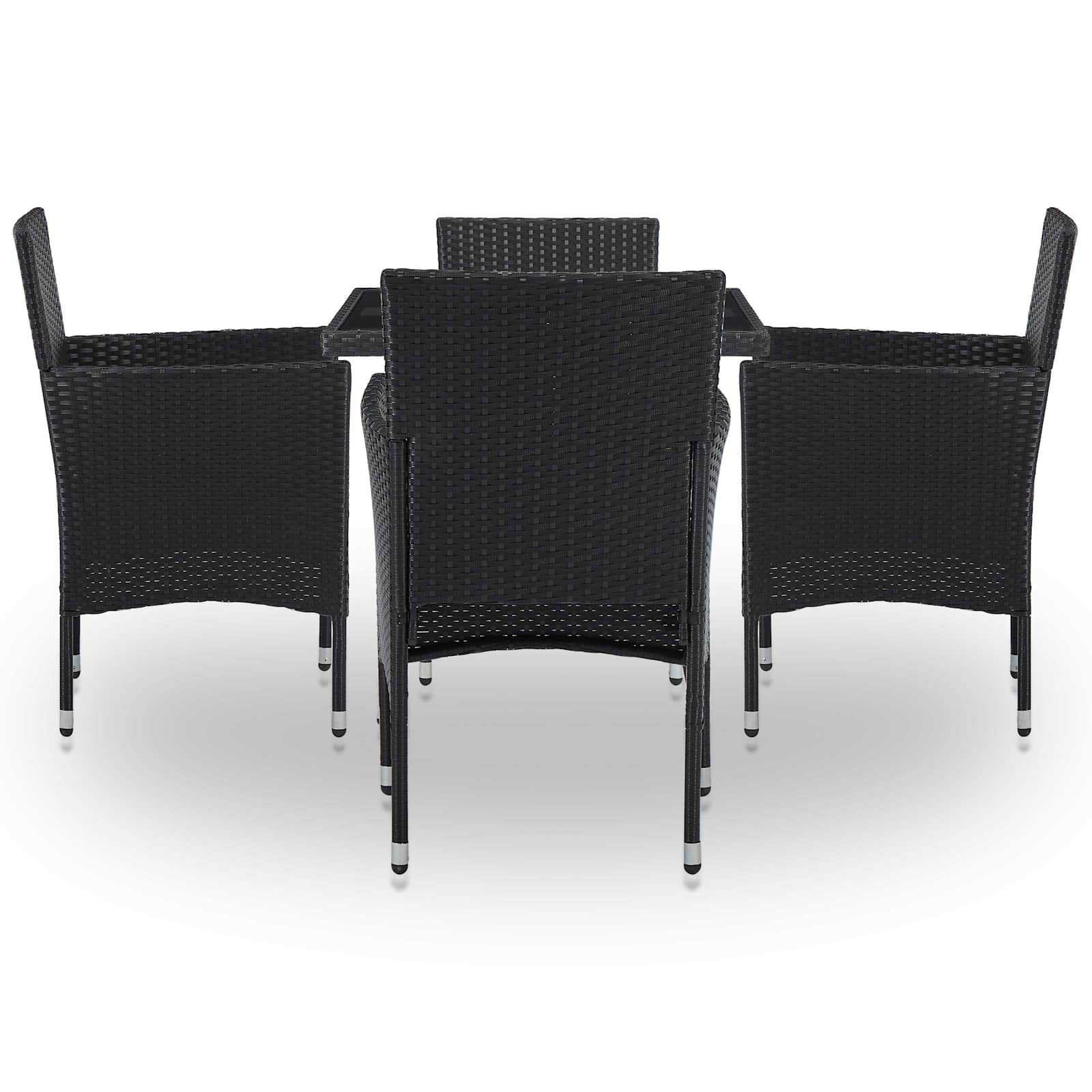 Set namještaja 5 pcs Crna