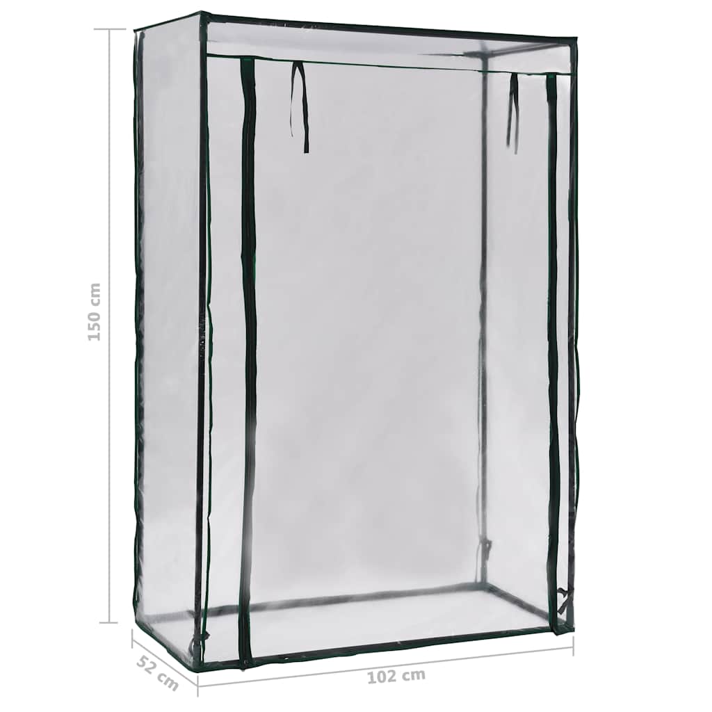 Staklenik za rajčice 102 x 52 x 150 cm