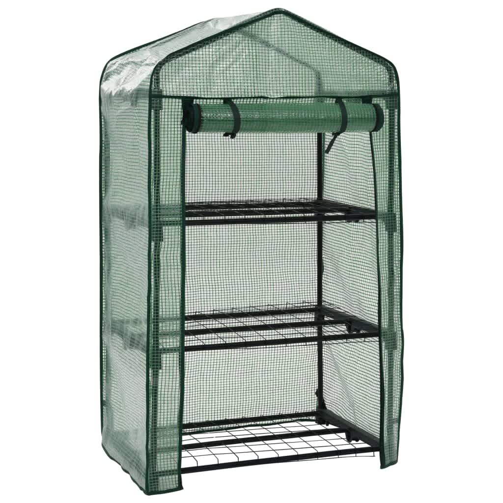 Mini staklenik s 3 razine 69 x 49 x 125 cm