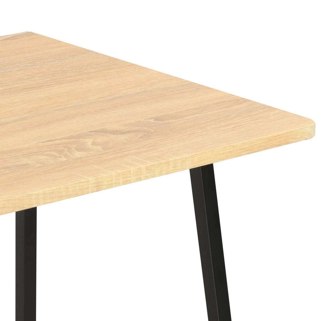 Radni stol s policama crni i boja hrasta 102 x 50 x 117 cm