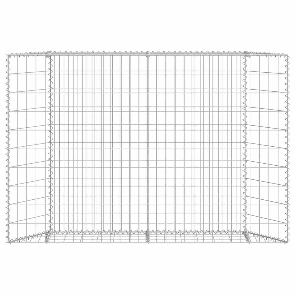 Trapezna gabionska gredica od pocinčanog čelika 150x20x100 cm