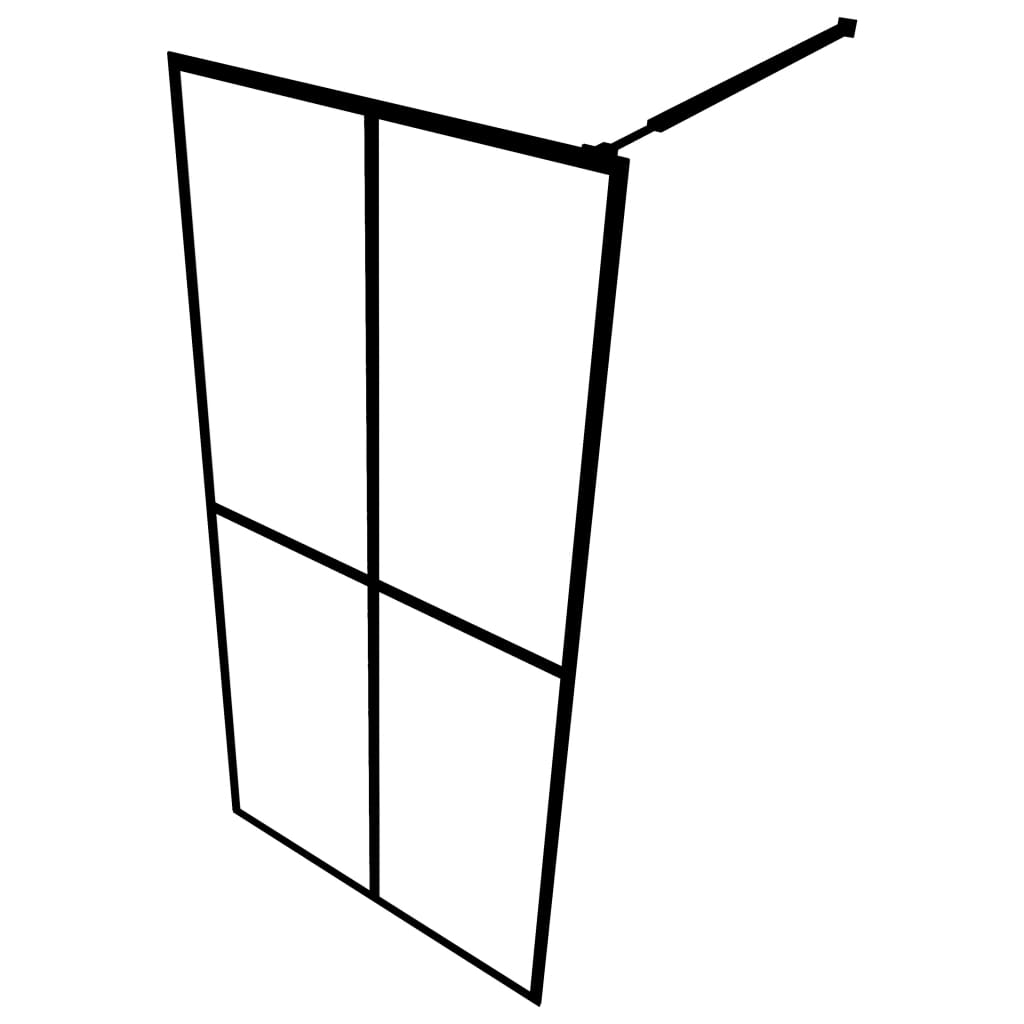 Pregrada za tuširanje od mutnog kaljenog stakla 80 x 195 cm