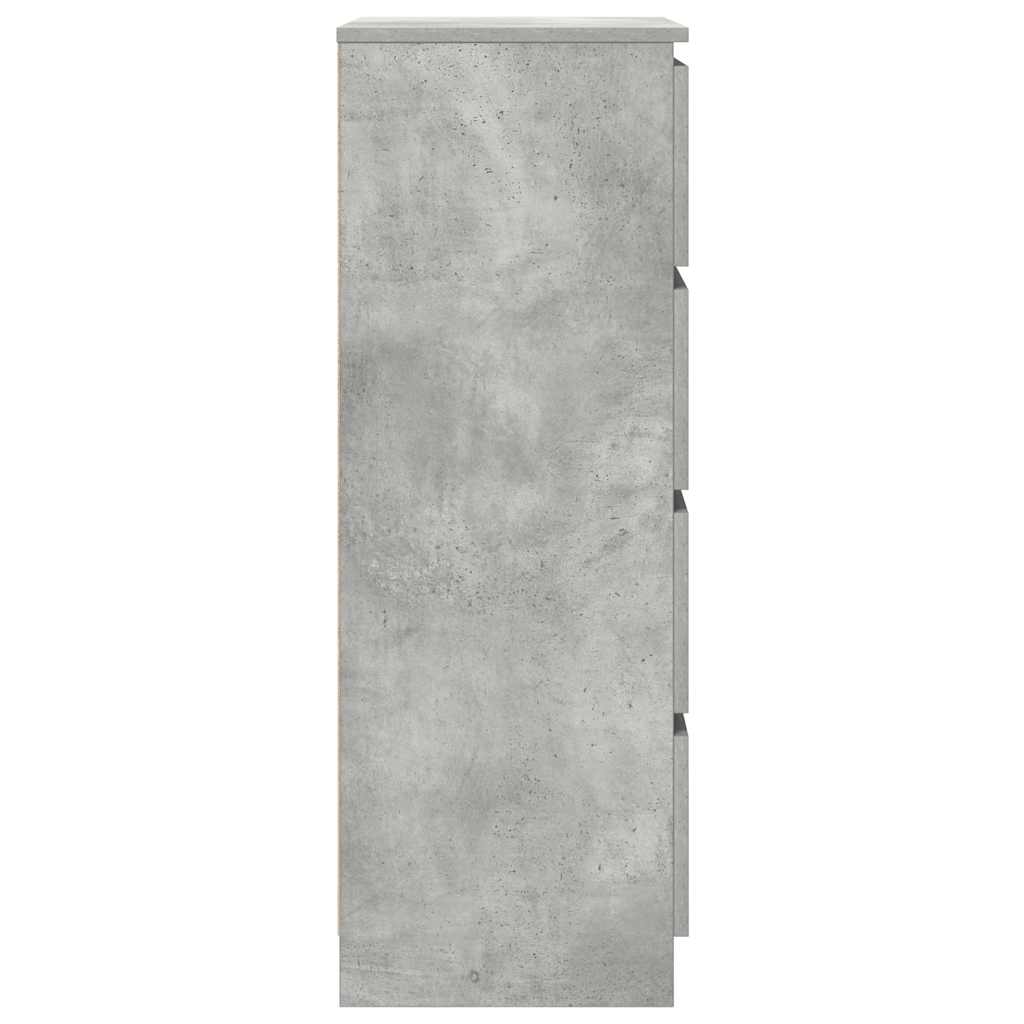 Komoda siva boja betona 60 x 35 x 98,5 cm od konstruiranog drva