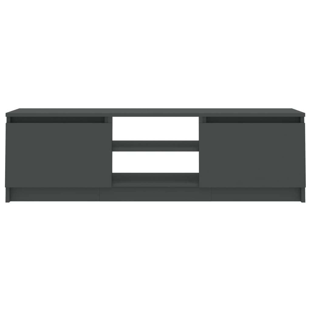 TV ormarić sivi 120 x 30 x 35,5 cm od konstruiranog drva