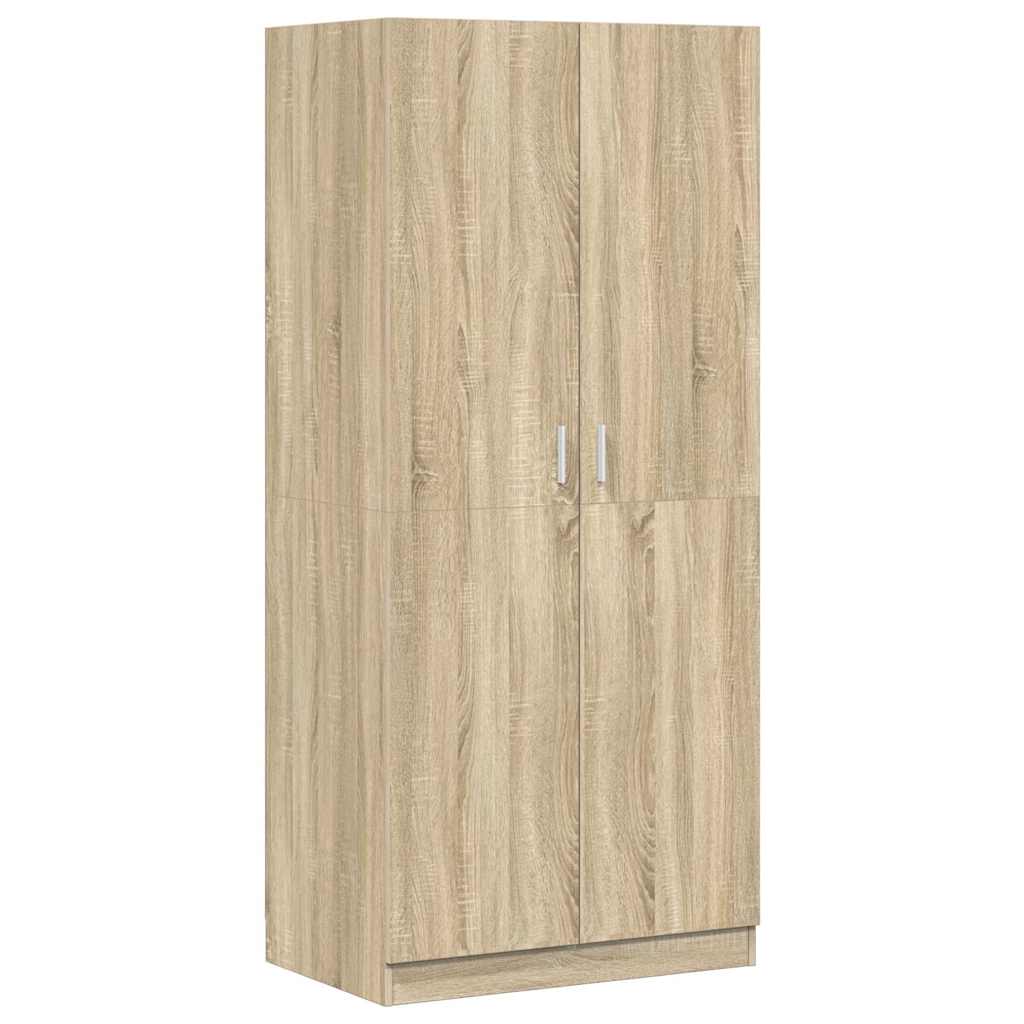 Ormar boja hrasta sonome 80 x 52 x 180 cm od konstruiranog drva