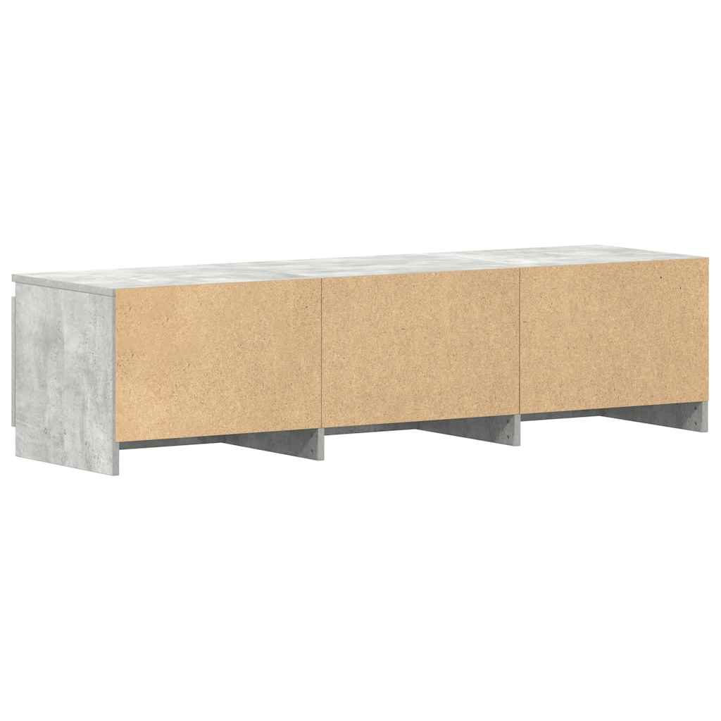 TV ormarić boja betona 140 x 40 x 35,5 cm konstruirano drvo