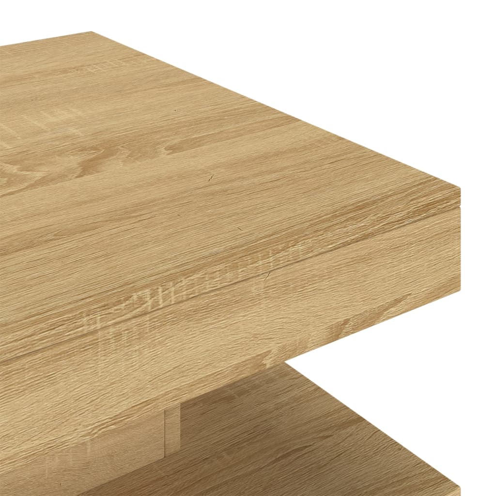 Stolić za kavu svjetlosmeđi 60 x 60 x 35 cm MDF