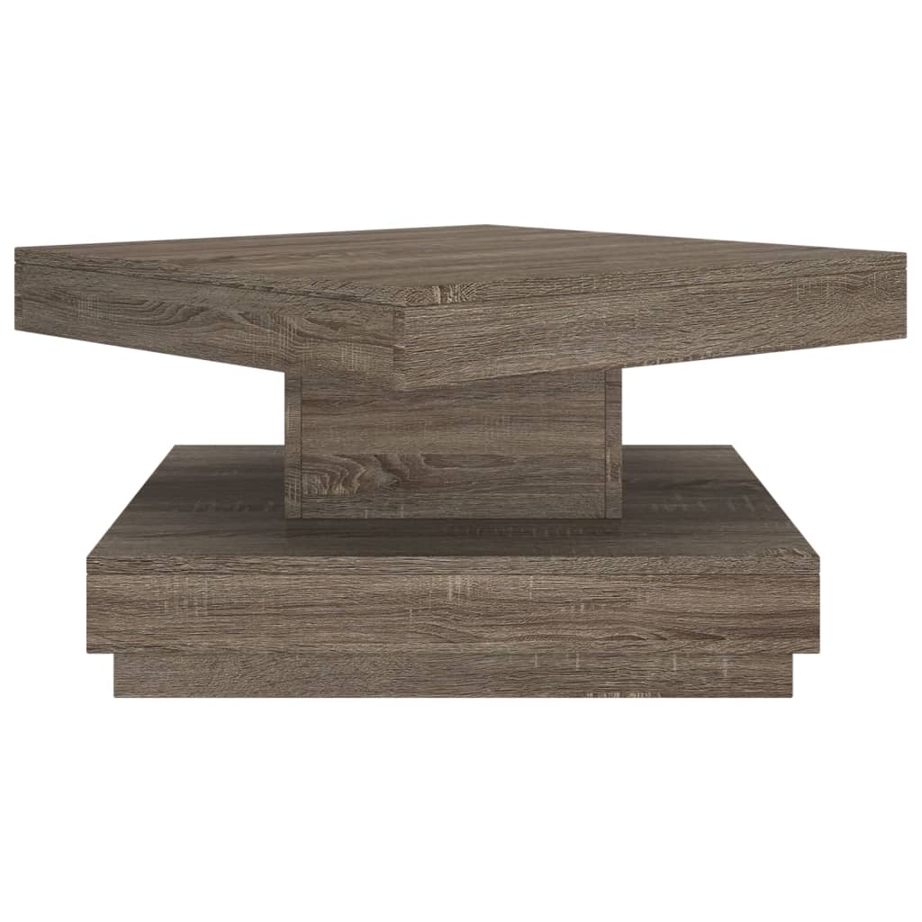 Stolić za kavu sivi 60 x 60 x 35 cm MDF