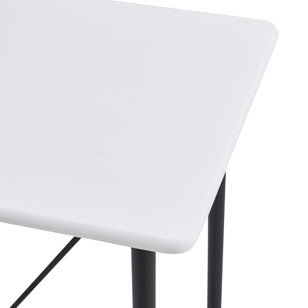 Barski stol bijeli 120 x 60 x 110 cm MDF