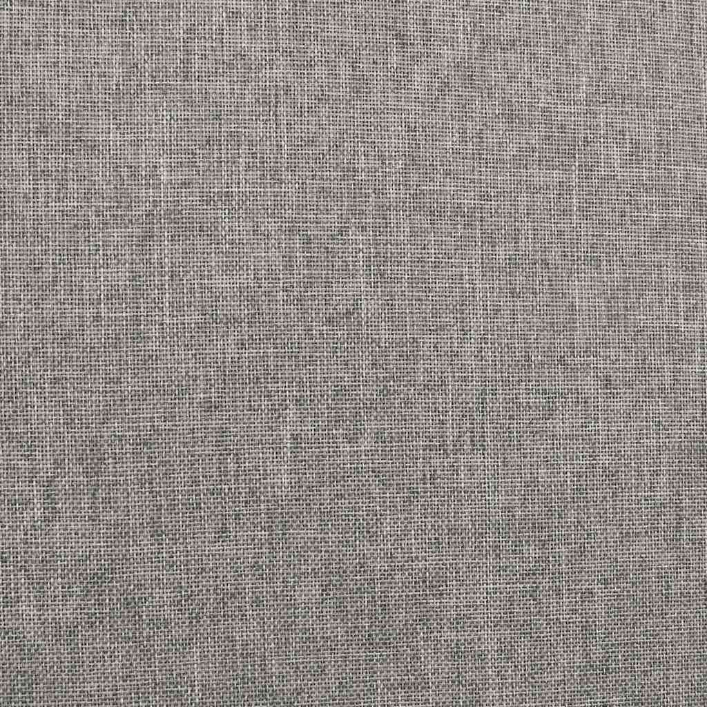 Hidraulični okvir za krevet tkanina LED svjetlosivi 120x200 cm