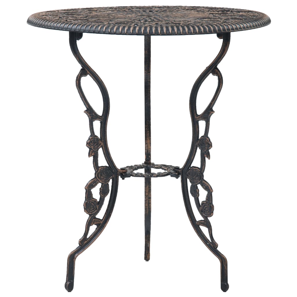 3-dijelni bistro set od lijevanog aluminija
