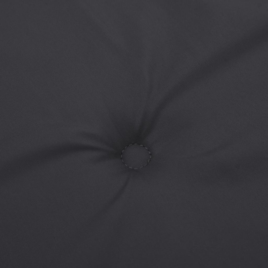 Jastuci za vrtne stolice 2 kom crni 100 x 50 x 3 cm od tkanine