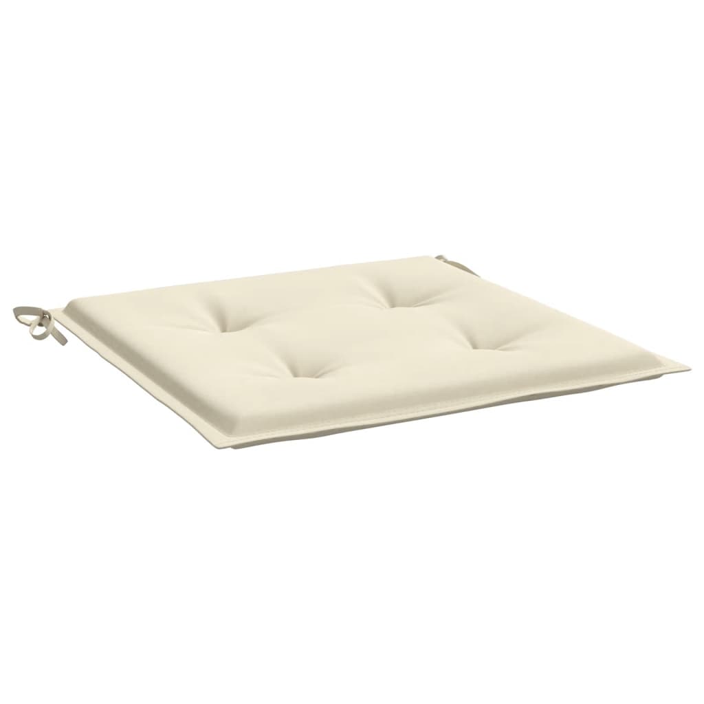 Jastuci za vrtne stolice 2 kom krem 50x50x4 cm tkanina Oxford