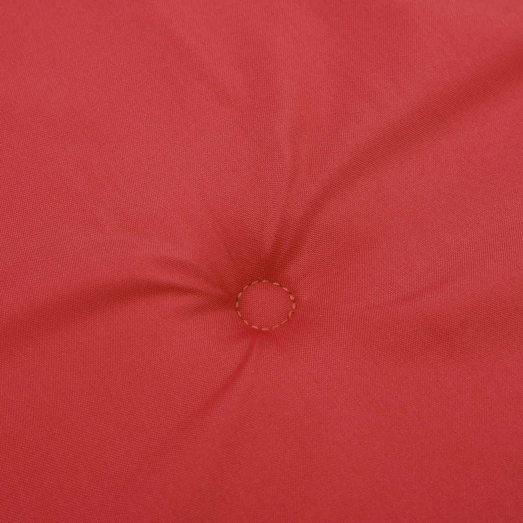 Jastuci za vrtne stolice 2 kom crveni 50x50x4 cm od tkanine