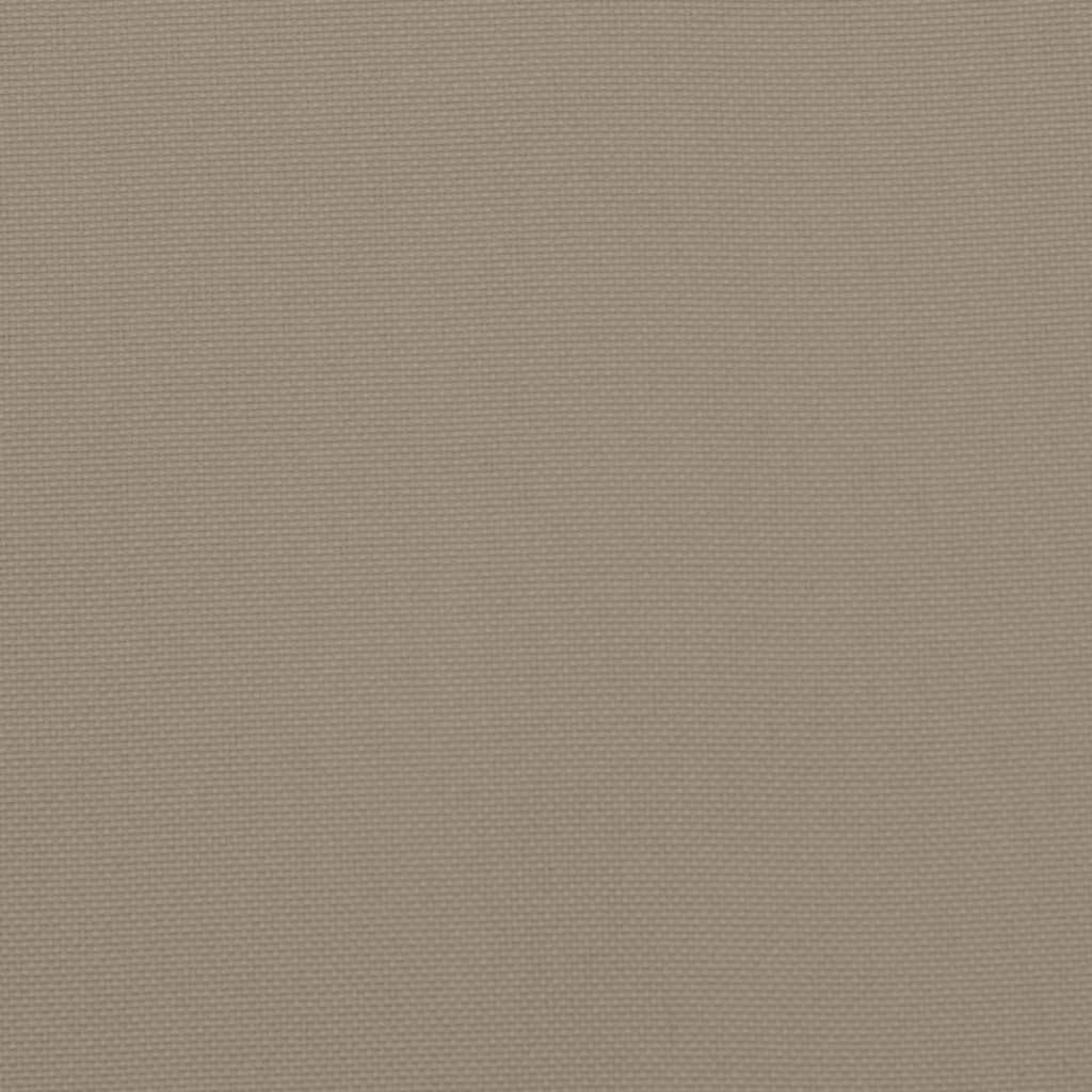 Jastuk za vrtnu klupu smeđesivi 200x50x4 cm tkanina Oxford
