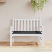 Jastuk za vrtnu klupu crni 100x50x4 cm od tkanine Oxford
