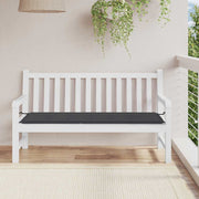 Jastuk za vrtnu klupu crni 150x50x4 cm od tkanine Oxford