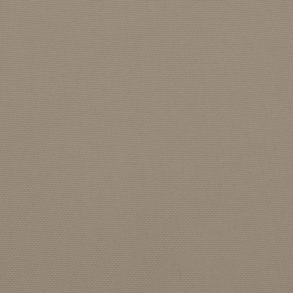 Jastuk za vrtnu klupu smeđesivi 100x50x4 cm tkanina Oxford