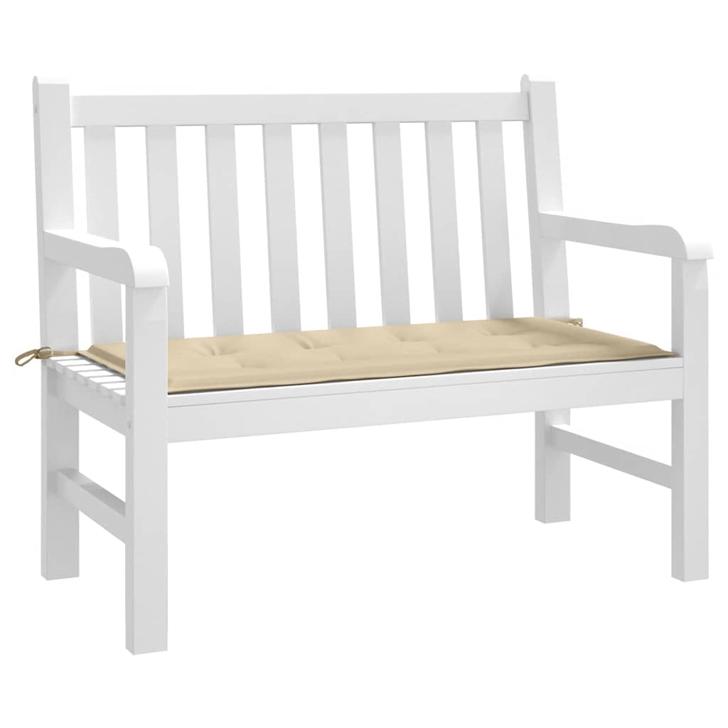 Jastuk za vrtnu klupu bež 100x50x4 cm od tkanine Oxford