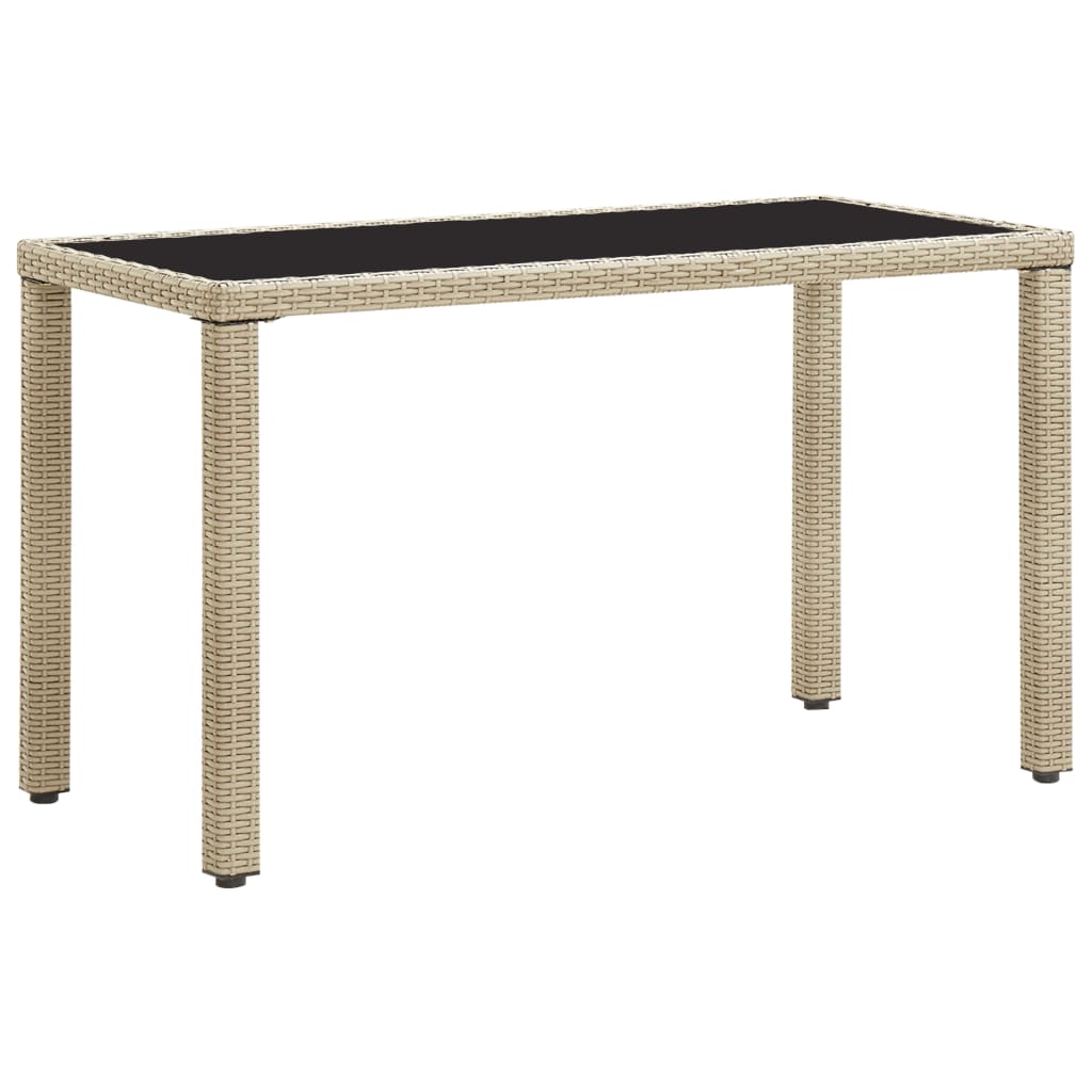 Vrtni stol bež 123 x 60 x 74 cm od poliratana