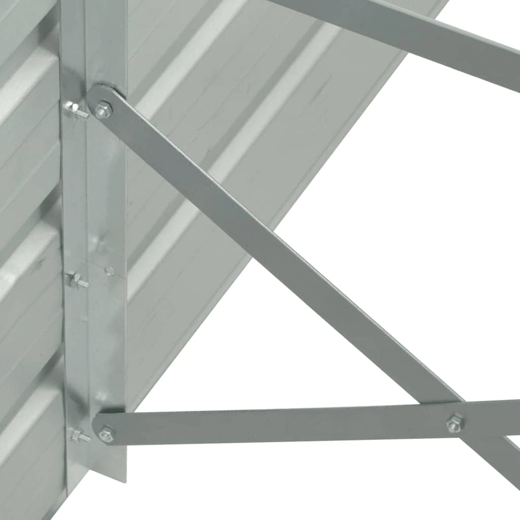 Povišena vrtna gredica pocinčani čelik 400x80x45 cm antracit
