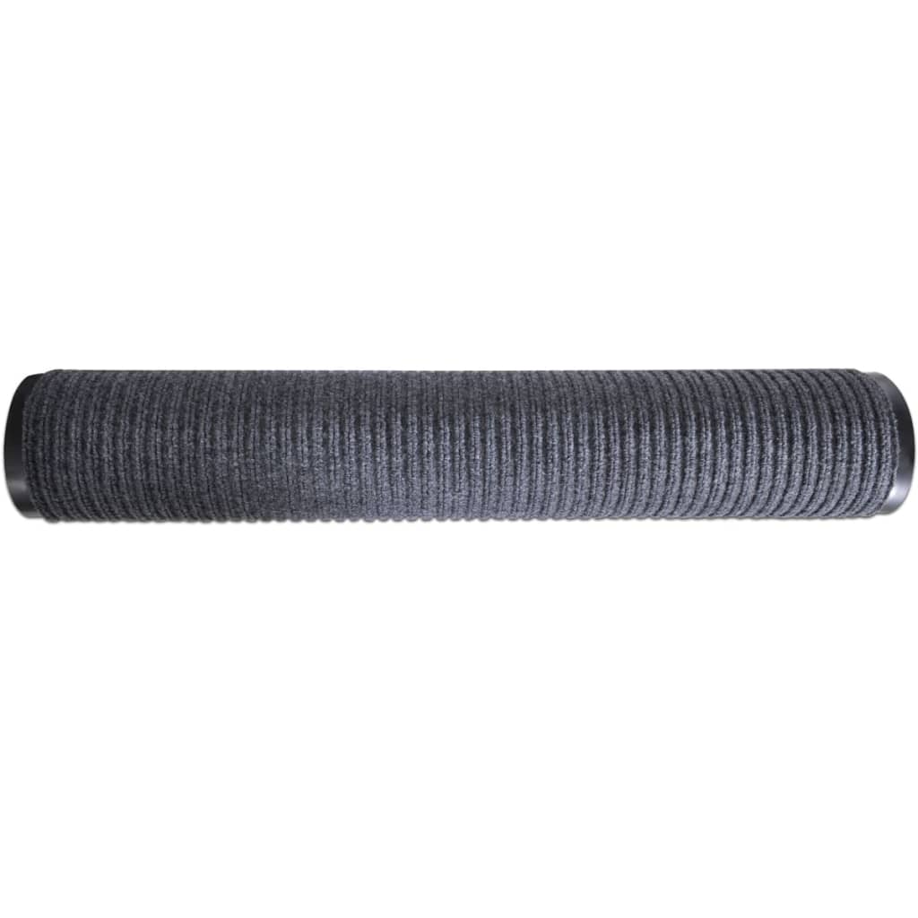 PVC otirači 4 kom sivi 90 x 60 cm