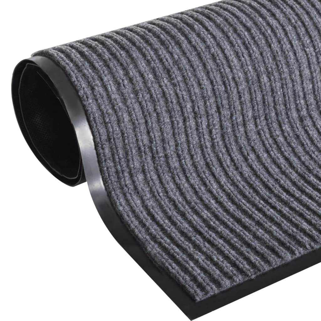 PVC otirači 4 kom sivi 90 x 60 cm