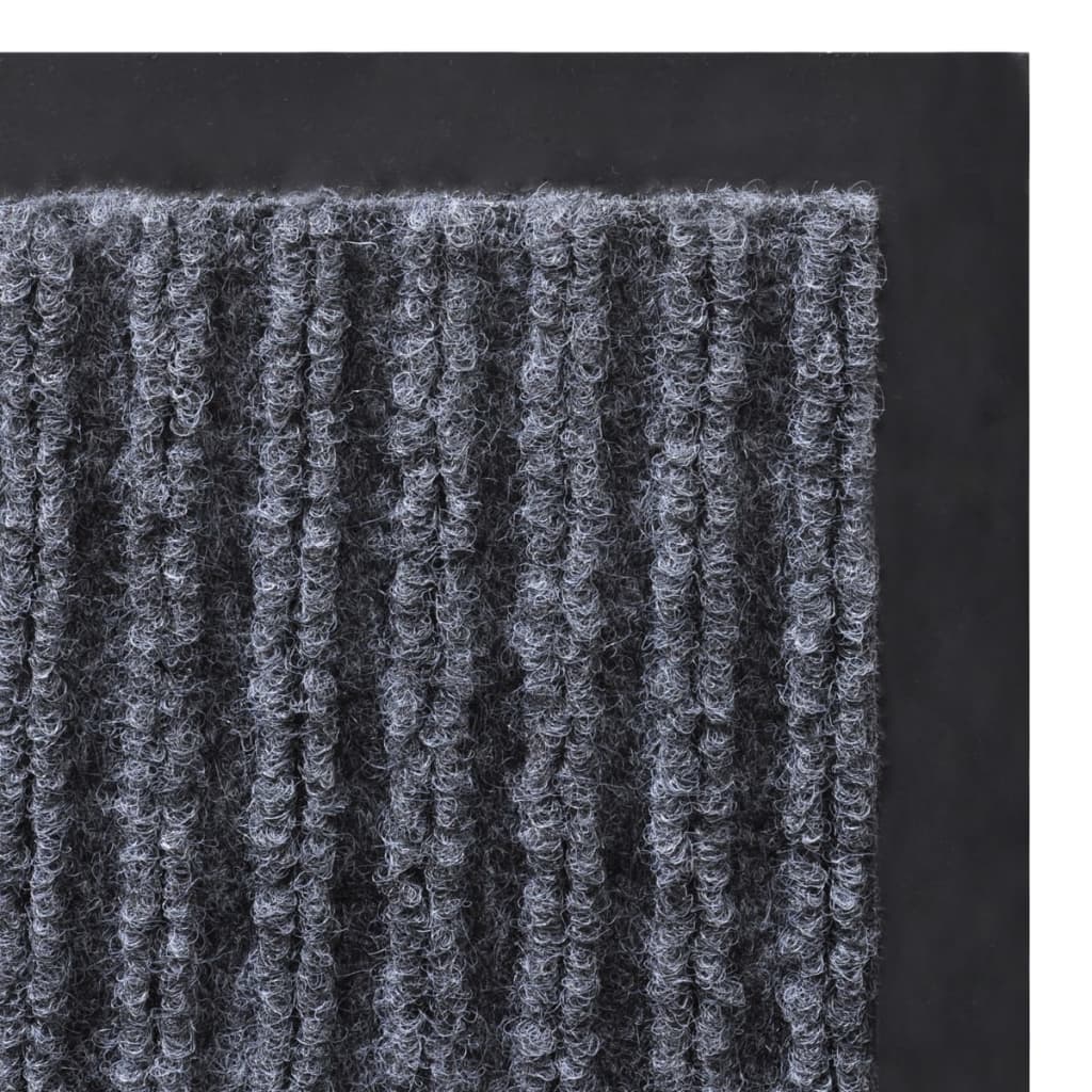 PVC otirači 4 kom sivi 90 x 60 cm