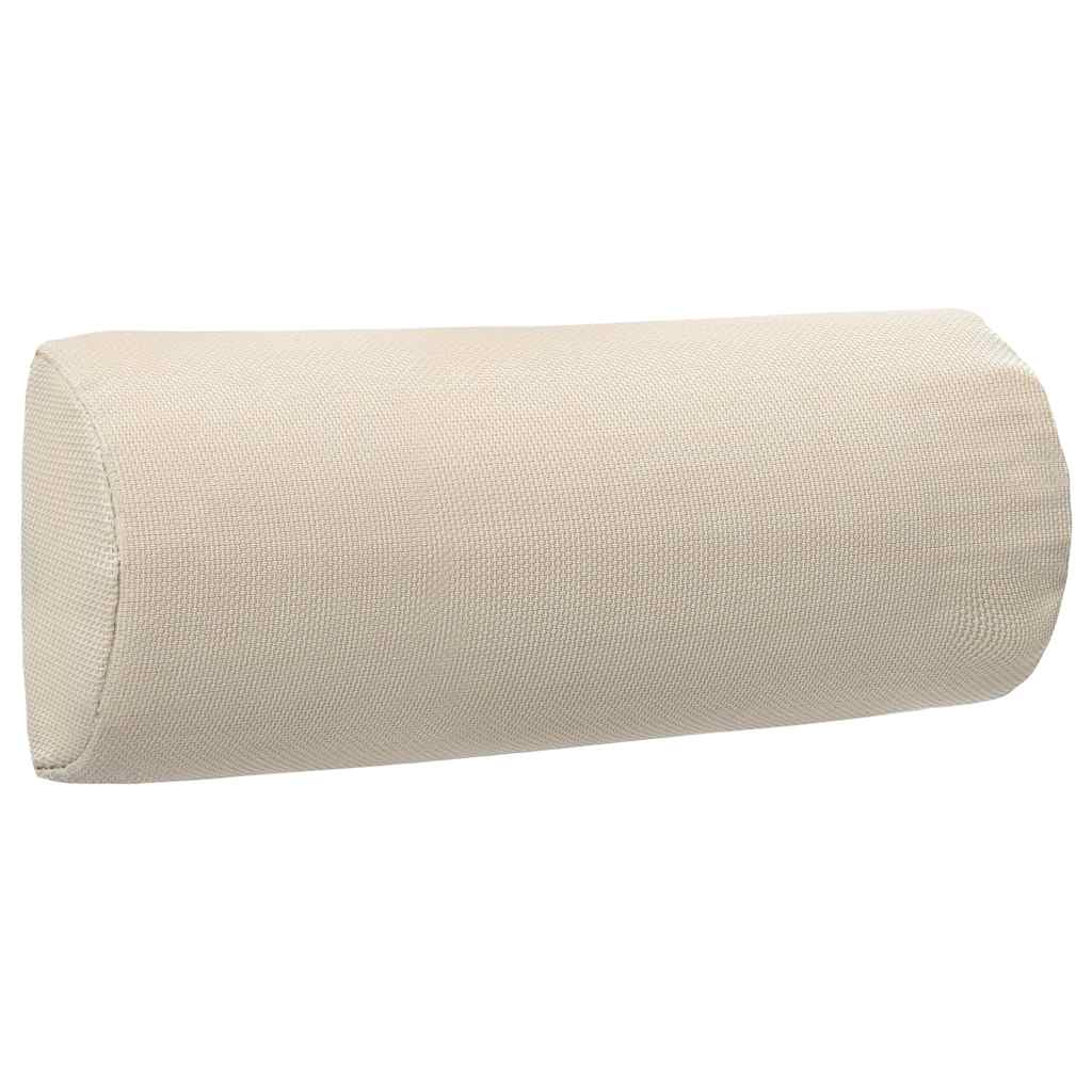 Naslon za glavu za ležaljku krem 40 x 7,5 x 15 cm od tekstilena