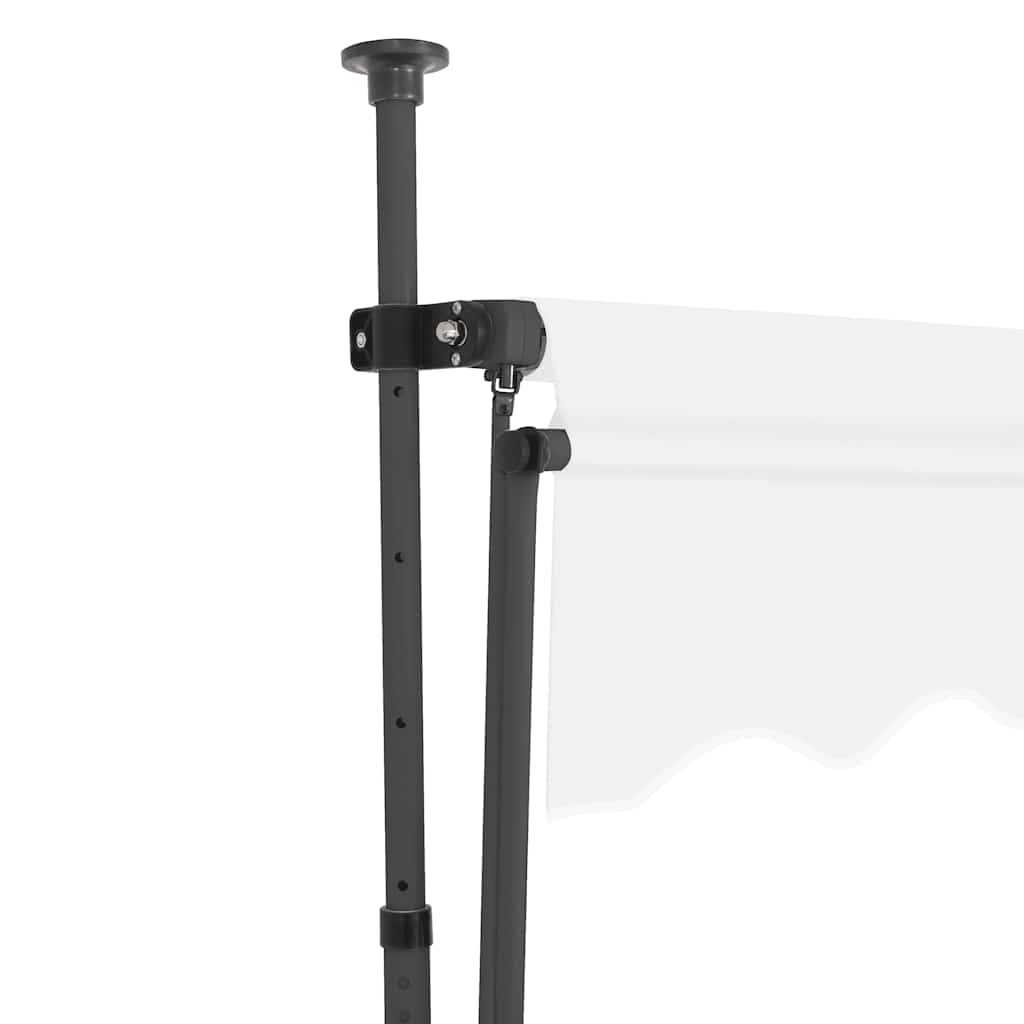Tenda na ručno uvlačenje s LED svjetlima 350 cm krem