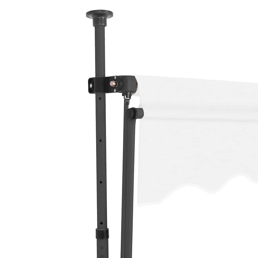 Tenda na ručno uvlačenje s LED svjetlima 400 cm krem