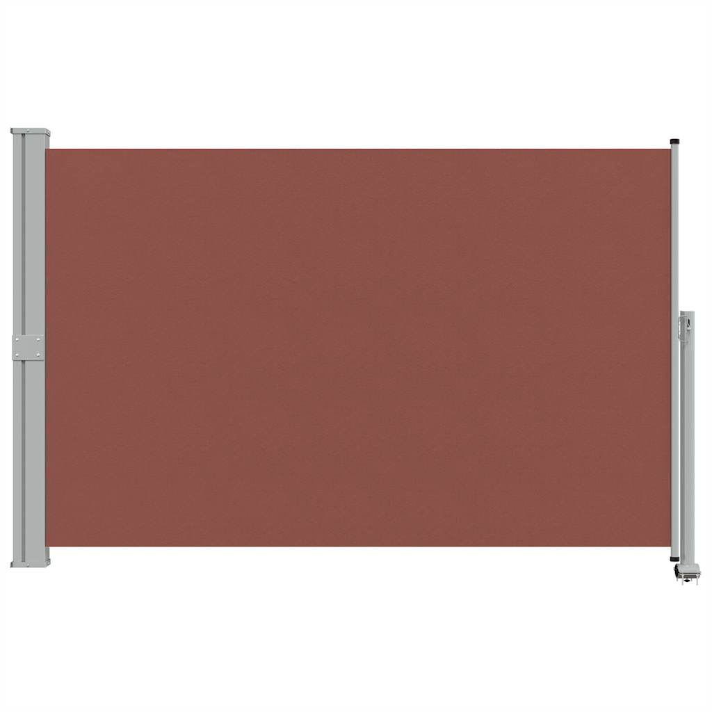 Uvlačiva bočna tenda za terasu 160 x 300 cm smeđa