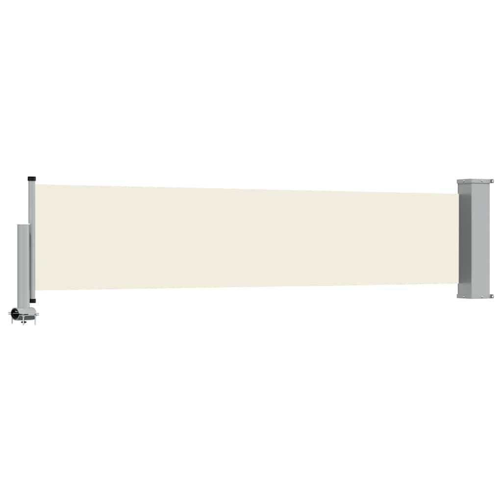 Uvlačiva bočna tenda za terasu 60 x 300 cm krem