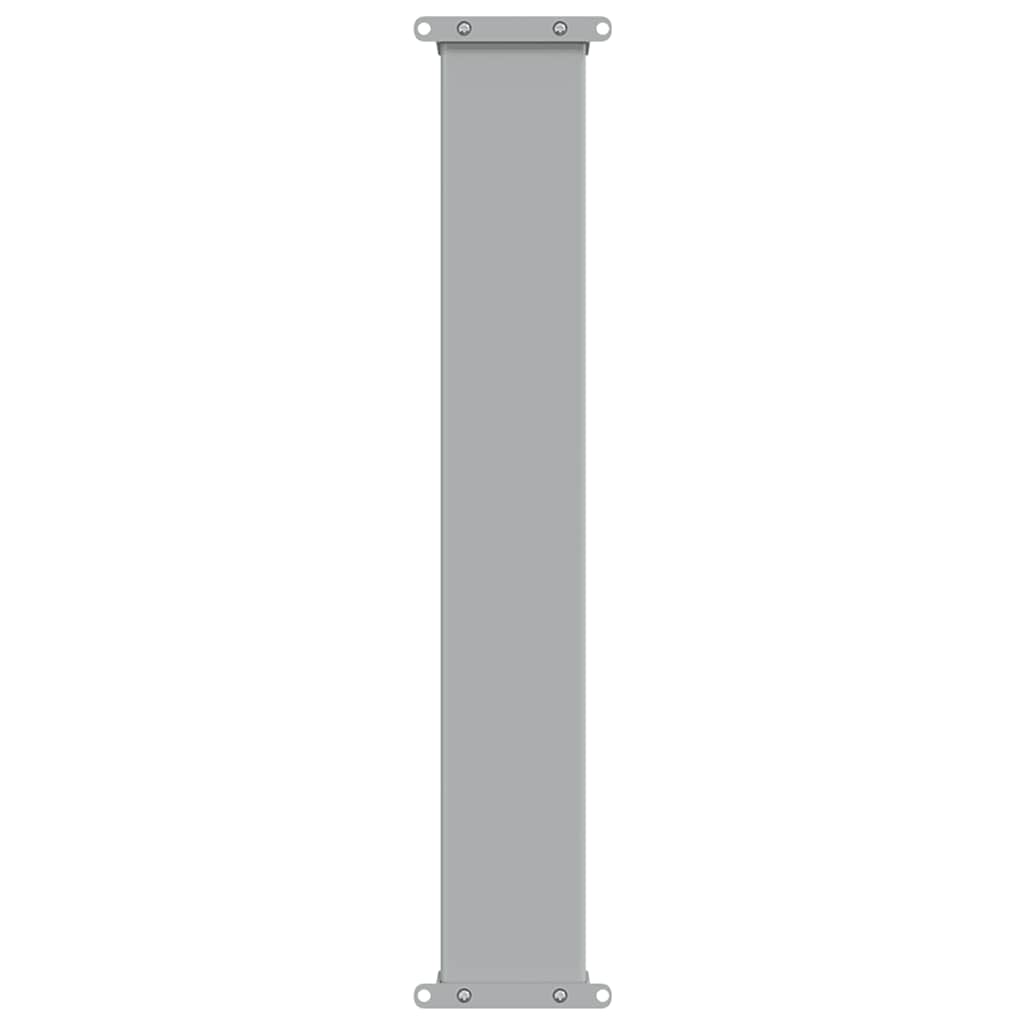 Uvlačiva bočna tenda za terasu 80 x 300 cm crvena