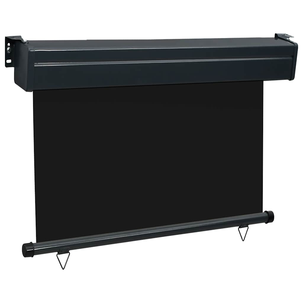 Balkonska bočna tenda 105 x 250 cm crna