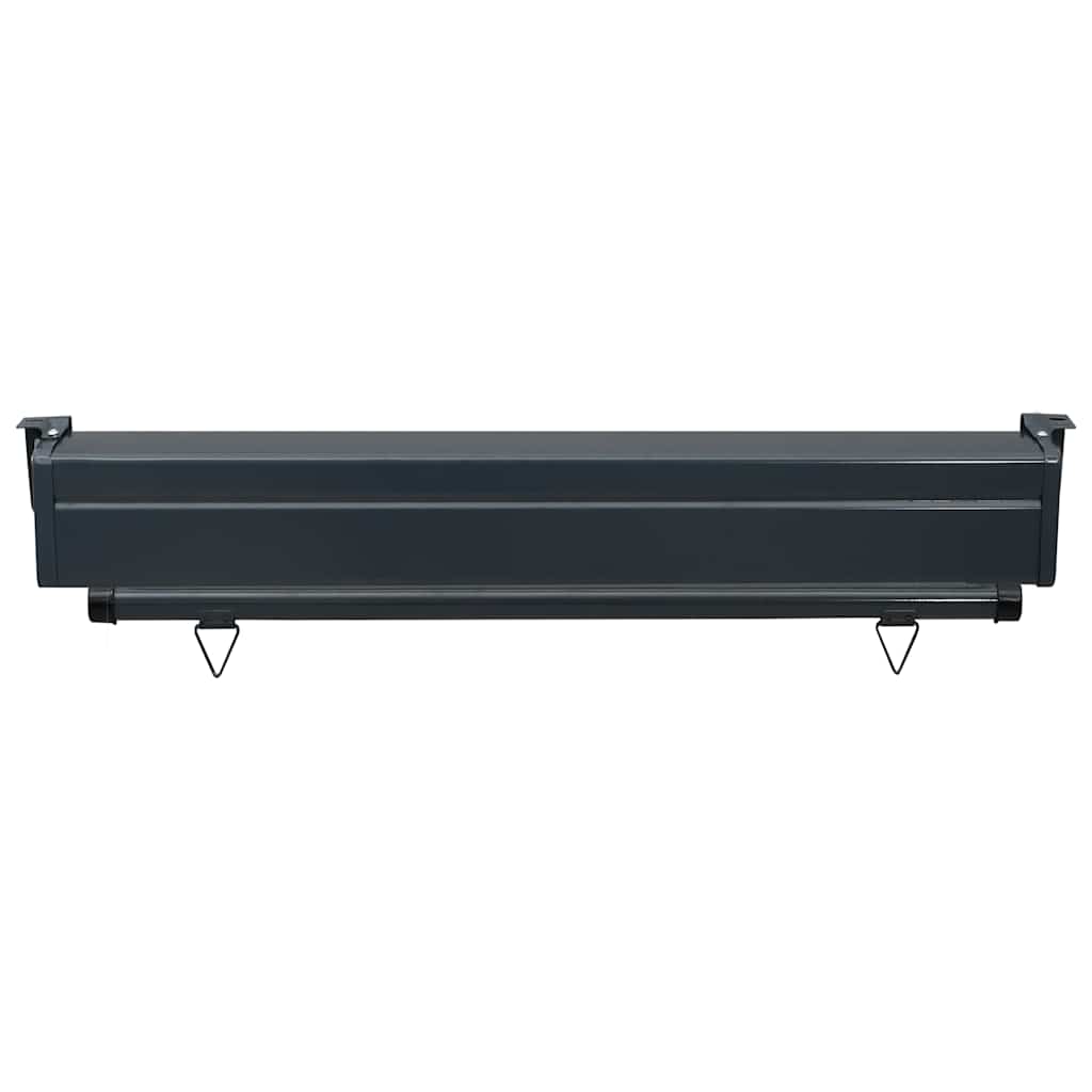 Balkonska bočna tenda 105 x 250 cm crna