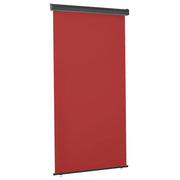 Balkonska bočna tenda 125 x 250 cm crvena