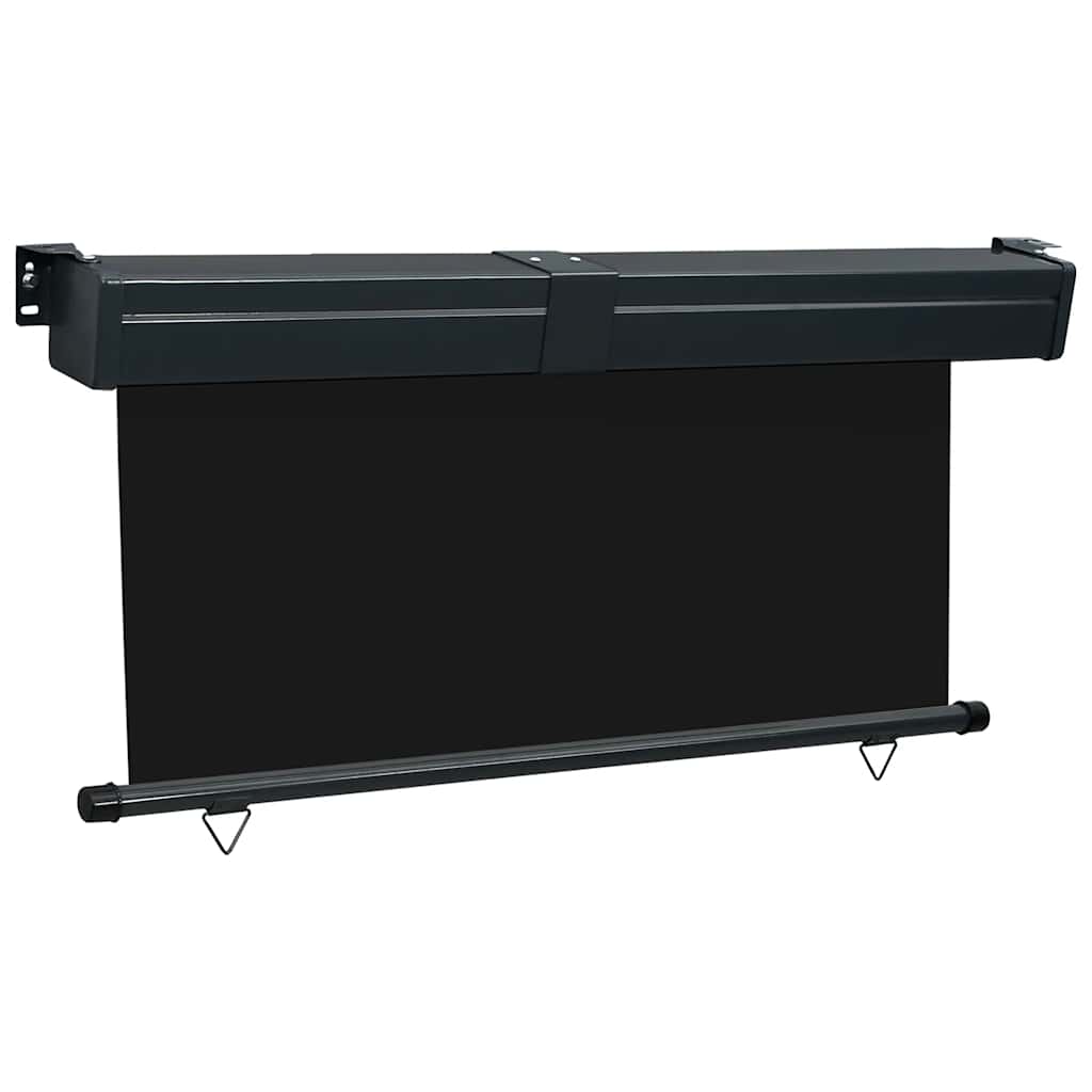 Balkonska bočna tenda 165 x 250 cm crna