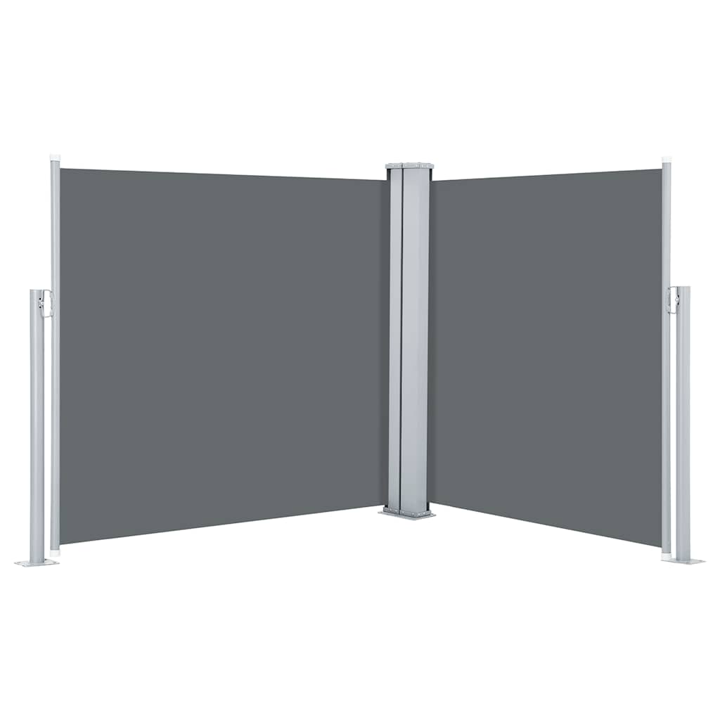 Uvlačiva bočna tenda 100 x 600 cm antracit