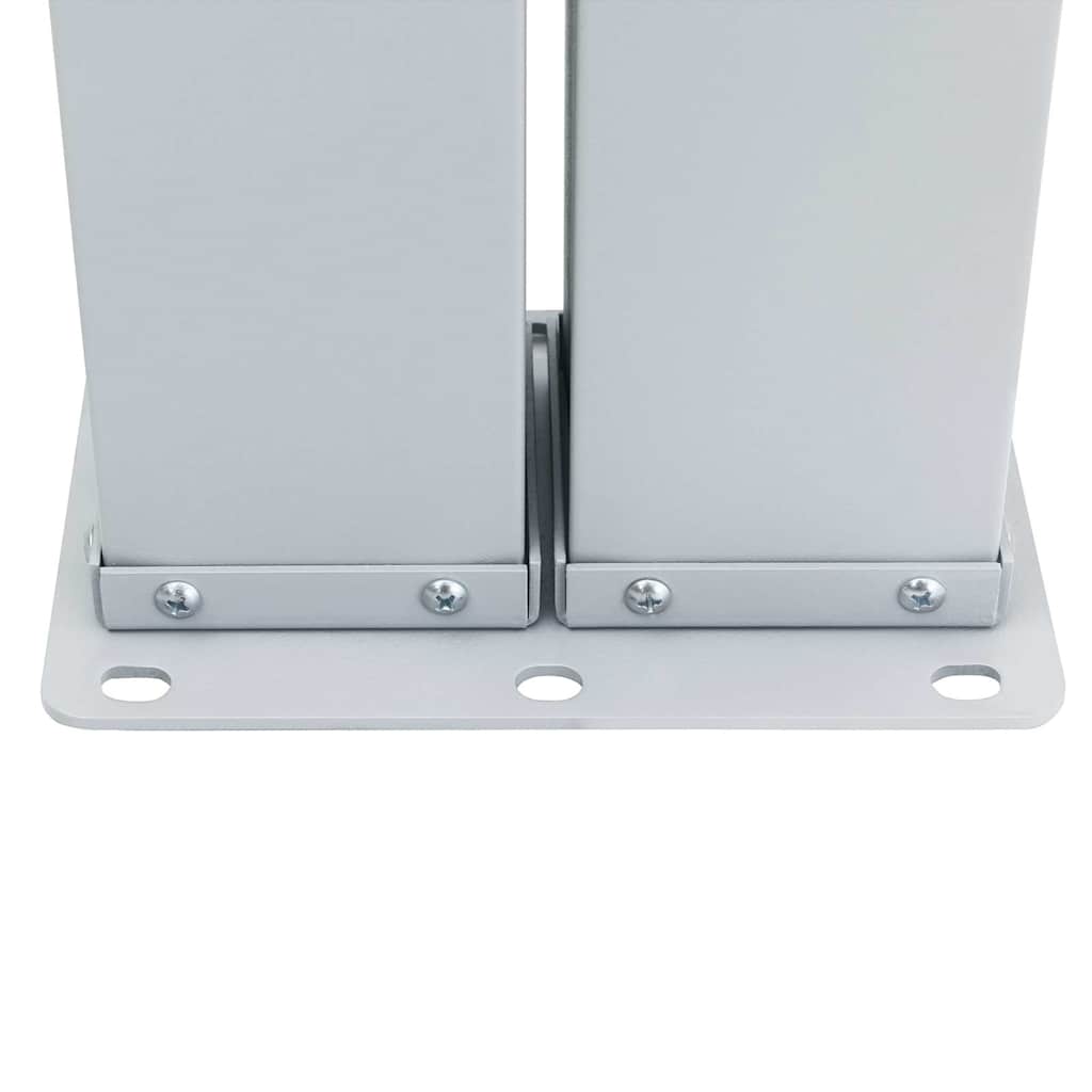 Uvlačiva bočna tenda 100 x 600 cm crvena