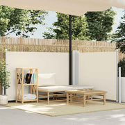 Uvlačiva bočna tenda 120 x 600 cm krem