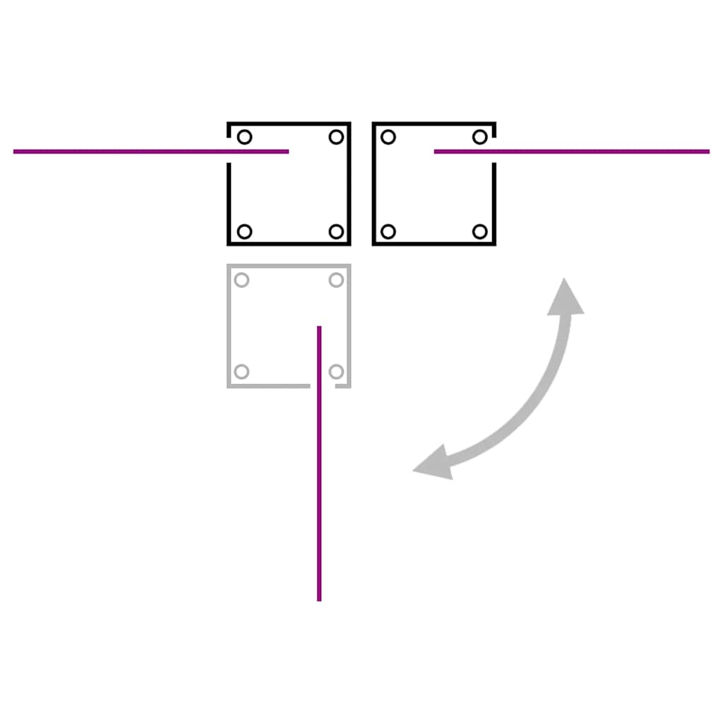 Uvlačiva bočna tenda 100 x 1000 cm krem